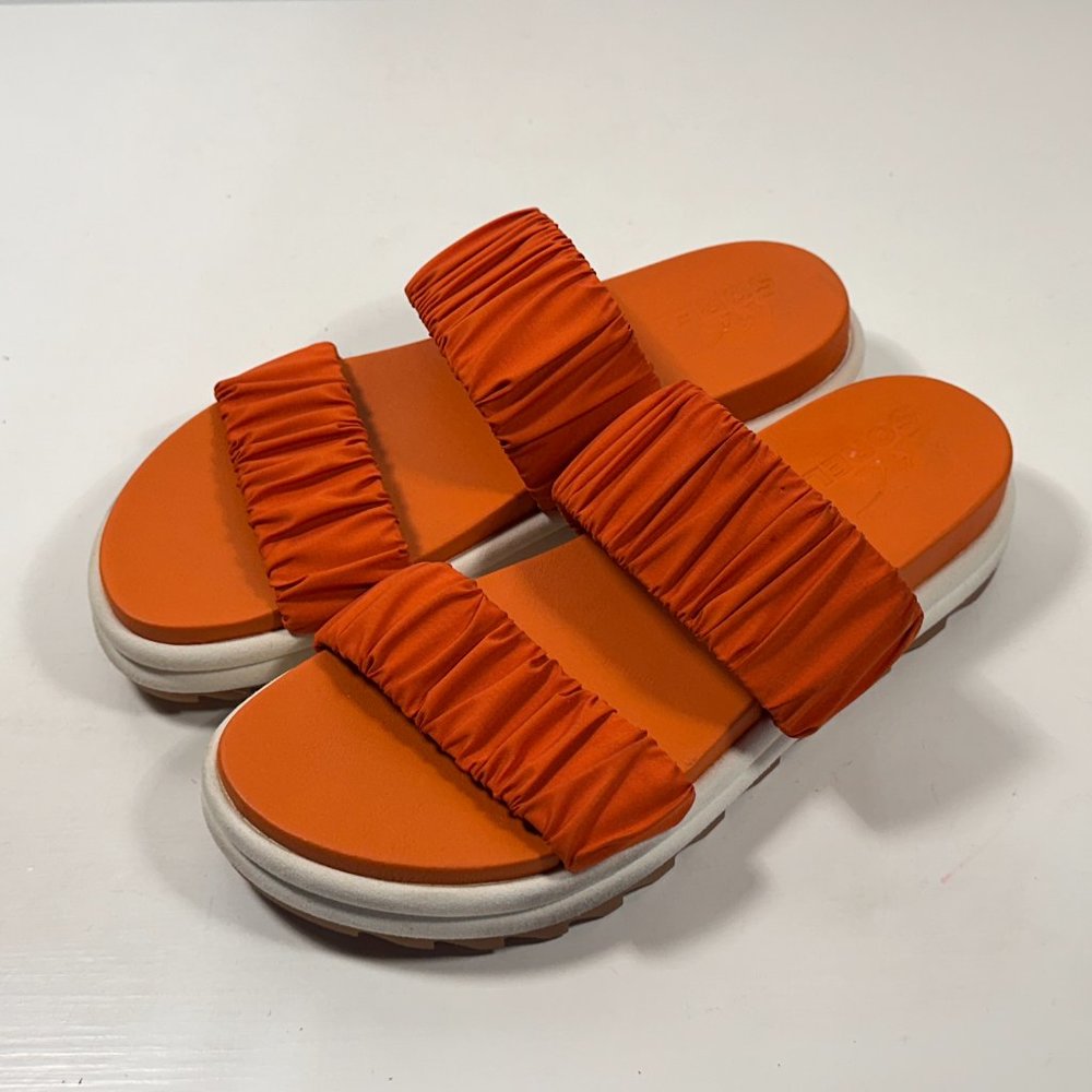 Sorel Roaming Orange Double Strap Sandals Women Size 9